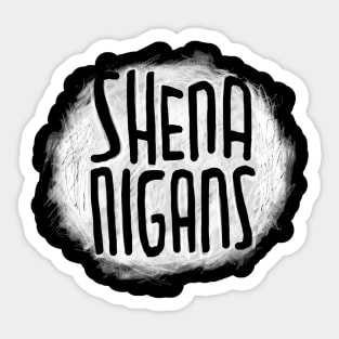 Irish Slang: Shenanigans, Funny Irish Sticker